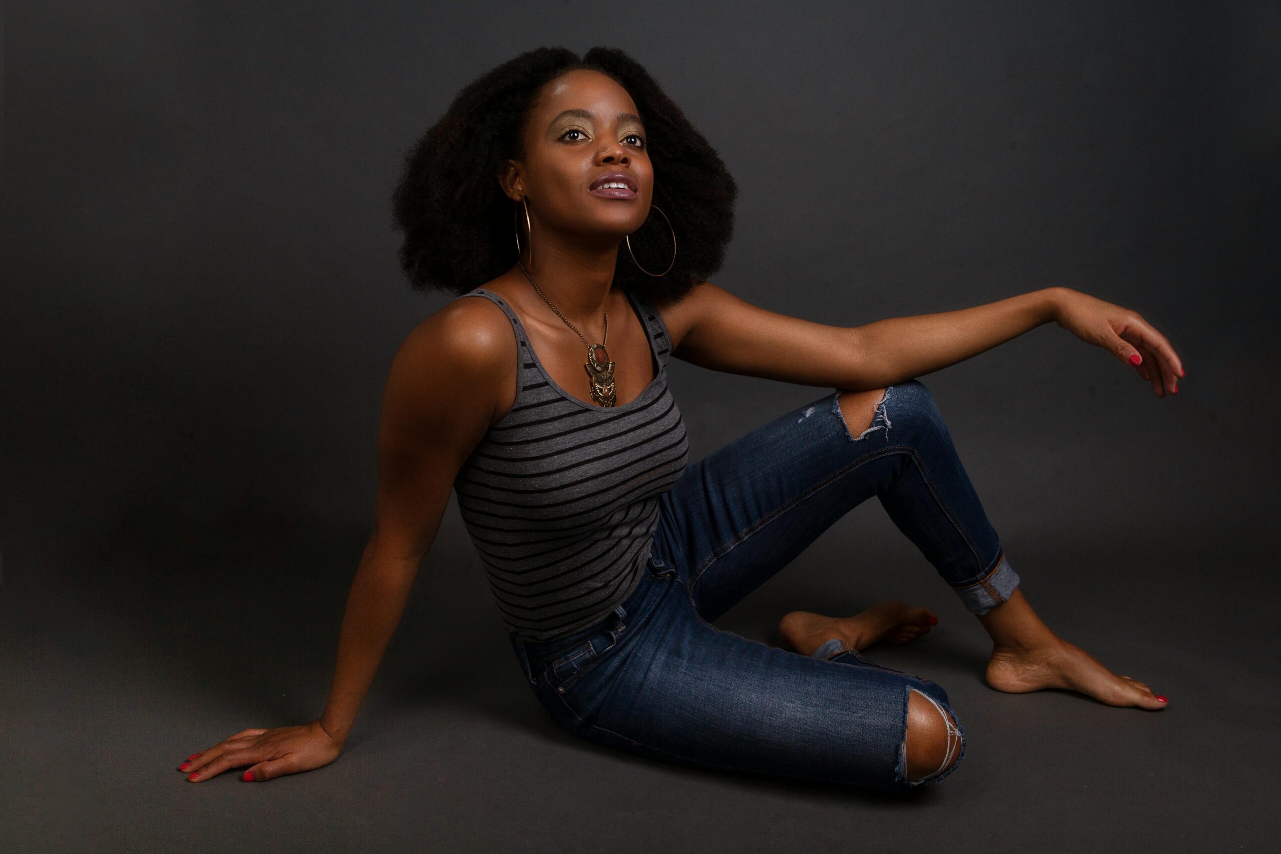 Natural Afro hair beauty